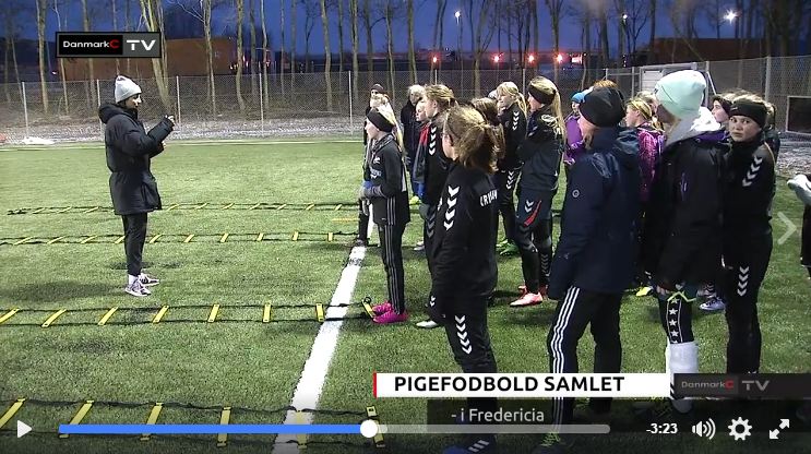 Nadja Nadim trænede Fredericia KFK piger